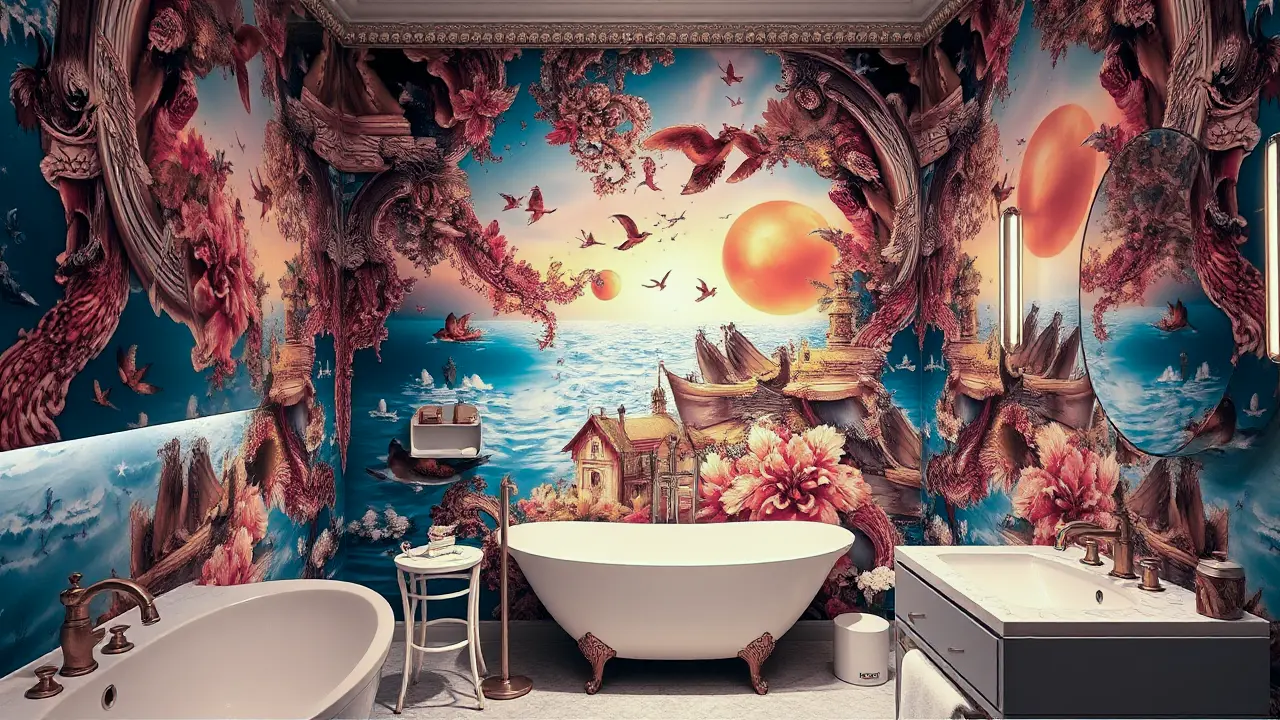 Bathroom Wallpaper Ideas