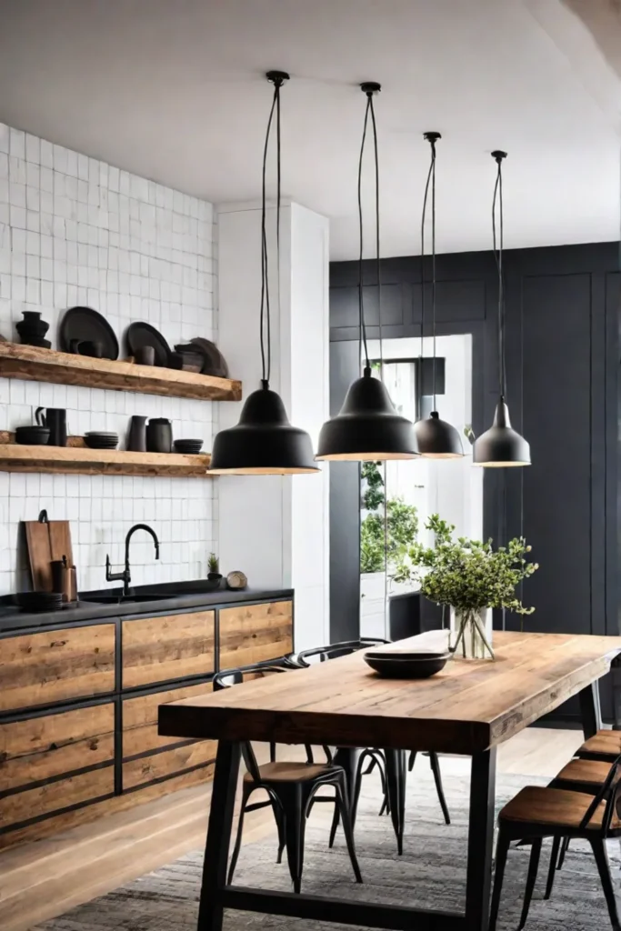 Black Metal Pendant Lights