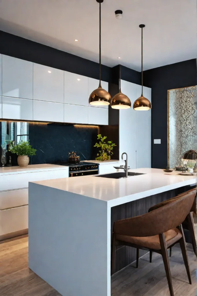 Bright kitchen space