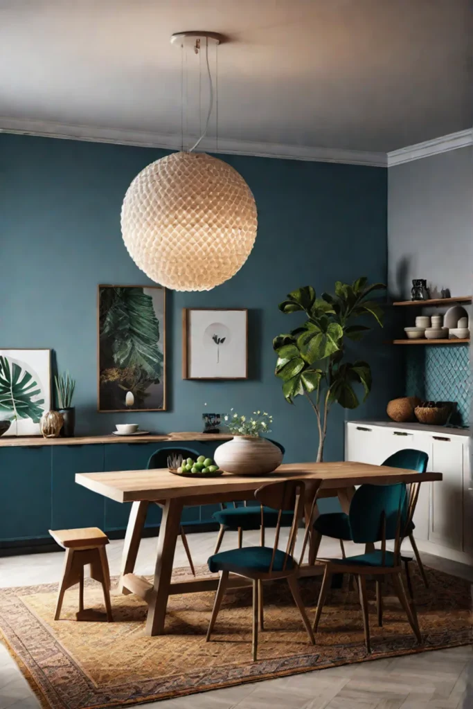Colorful pendant light