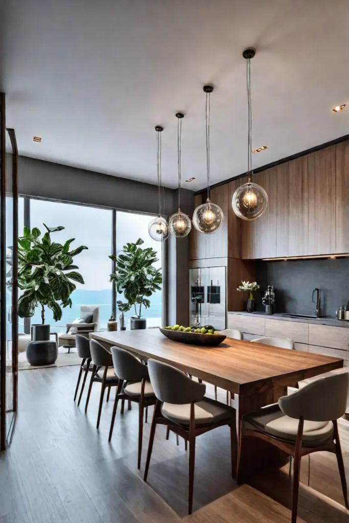 Contemporary kitchen lighting