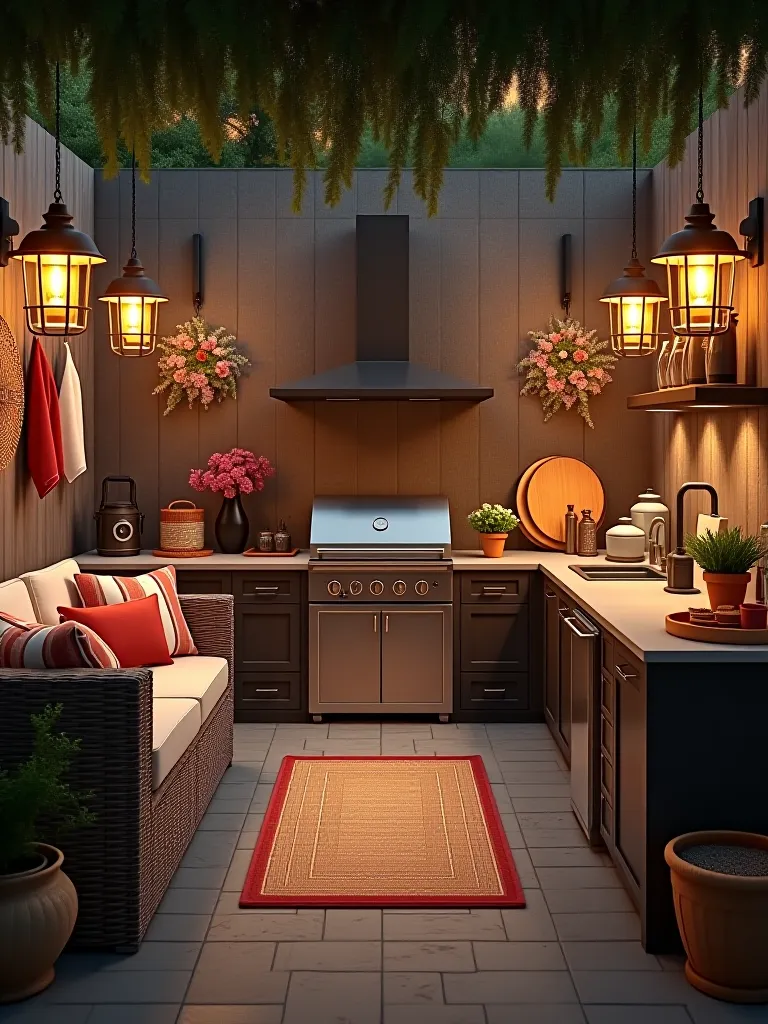 Durable and stylish outdoor kitchen accessory collection