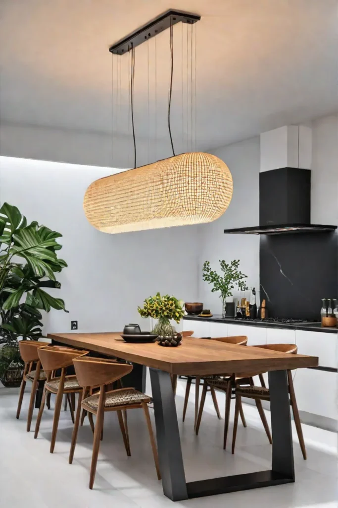 Elegant kitchen lighting
