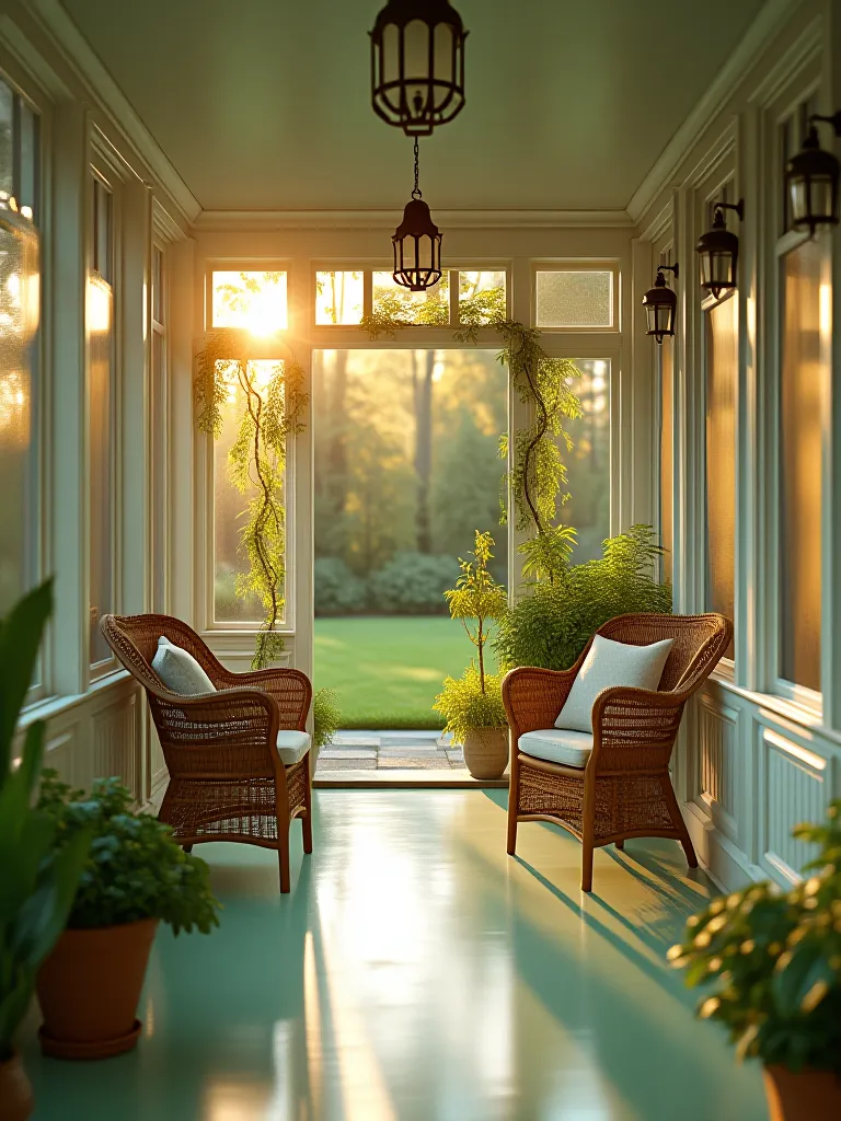 Sleek contemporary balcony with non slip gray floor paint and urban backdrop