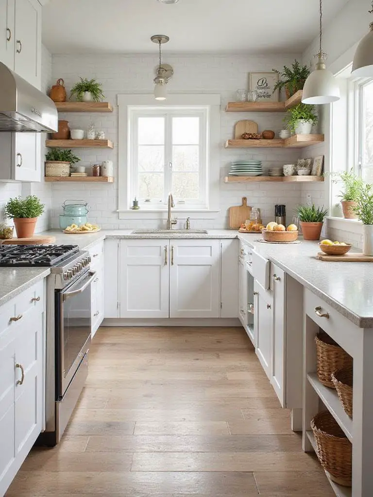 Kitchen activity zones showing designated areas for different functions in efficient kitchen interior design