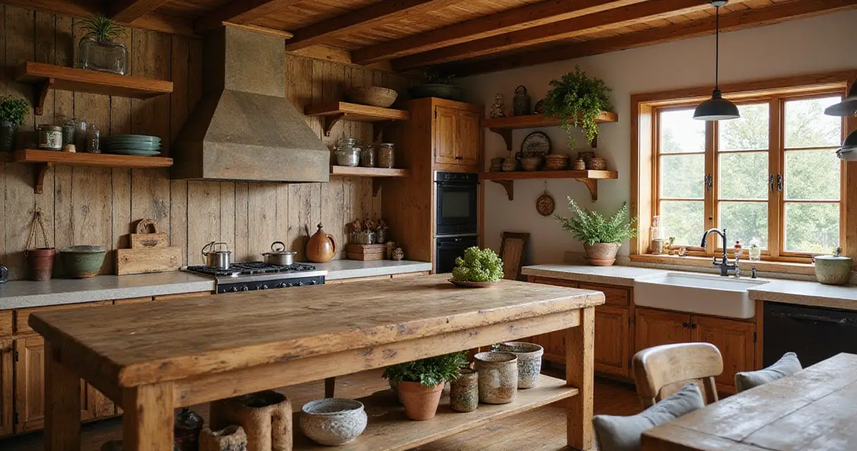 18 Rustic Kitchen Design Ideas for a Cozy Home