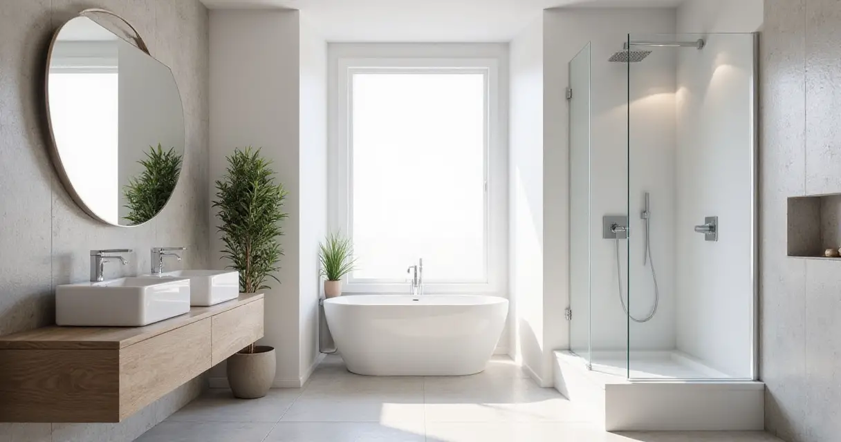 Your Guide to 21 Modern Bathroom Ideas for a Tech Friendly Zen Space